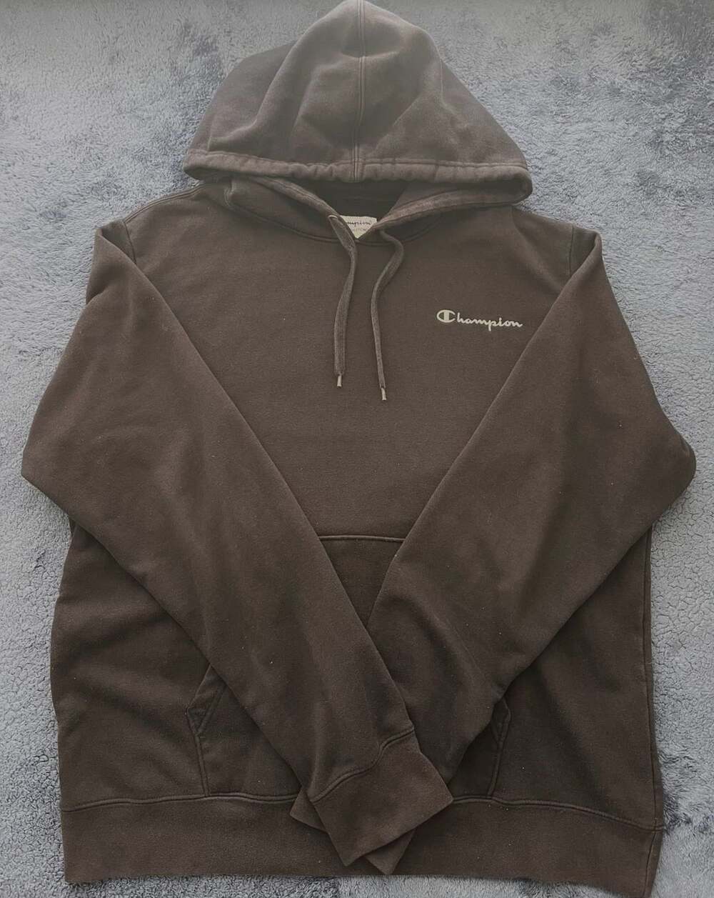 Champion Authentic Athleticwear Small Script Logo Hoodie Black Size L